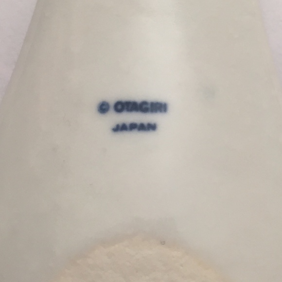 Vintage Otagiri Blue Floral Porcelain Spoon Rest Japan - Picture 3 of 3